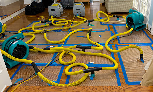 Professional Burst Pipe Water Damage technician working in Hobucken, NC